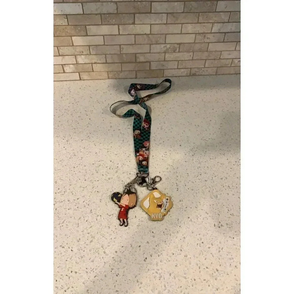 Demon Slayer: Kimetsu No Yaiba Tanjiro Lanyard SC - Picture 1 of 7